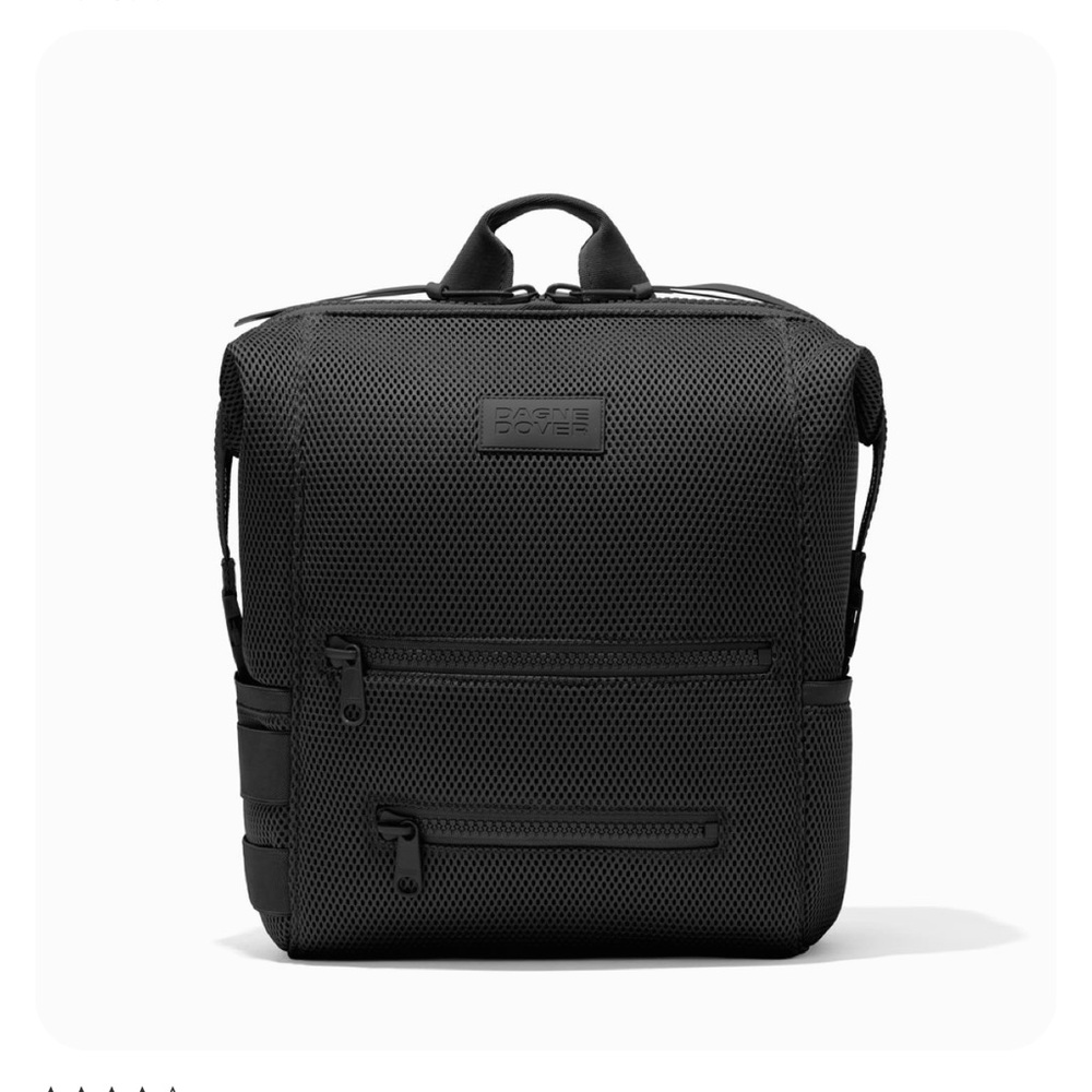 Dagne Dover Indi Diaper Backpack in Onyx Air Mesh, Large